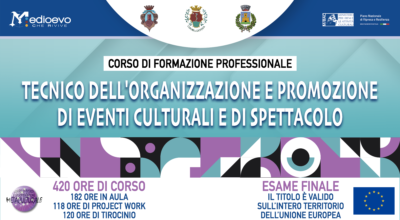 Corso di formazione professionale per organizzatori di eventi culturali e di spettacolo!